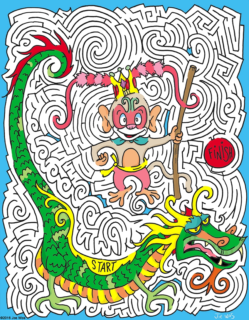 The Monkey King (Sun Wukong) Maze