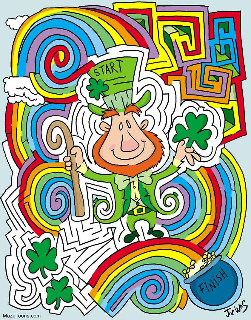 Saint Patrick’s Day Maze from MazeToons