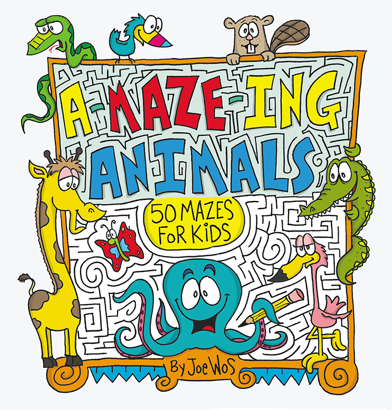 Book Trailer: A-Maze-Ing Animals! 50 Mazes for Kids!